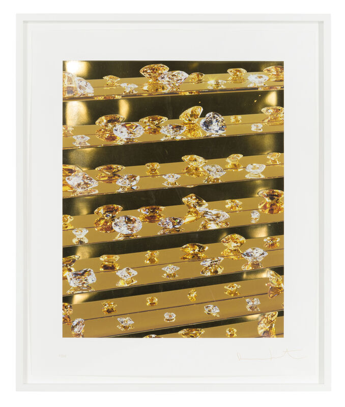 Damien Hirst, ‘Gold Tears’, 2012, Photography, Color inkjet with glaze and foilblock on Hahnemuhle photo rag ultra smooth 305gsm paper, John Moran Auctioneers