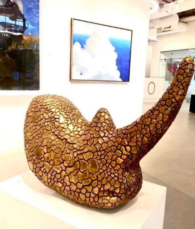 Stefano Bombardieri, ‘Rhino-Crack’, 2013, Sculpture, Bronze, Oblong Contemporary