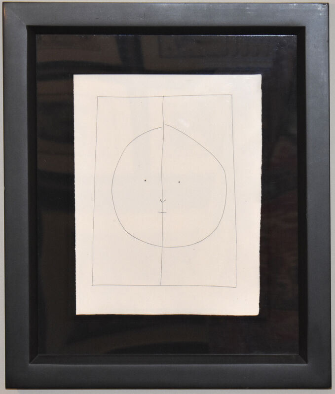 Pablo Picasso, ‘Carmen Oval Head with Dividing Line (Plate XXIX)’, 1949, Print, Copper plate with cancellation mark with matching etching on Montval wove paper, Georgetown Frame Shoppe
