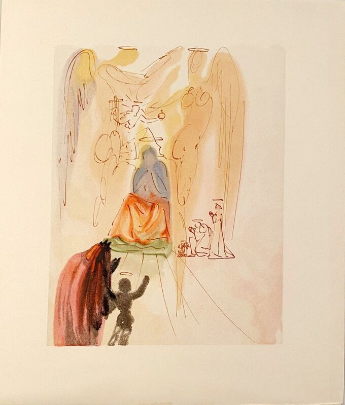 Salvador Dalí, ‘La Divine Comédie - Paradis 23 - Le triomphe du Christ’, 1963, Print, Original wood engraving on BFK Rives paper, Samhart Gallery
