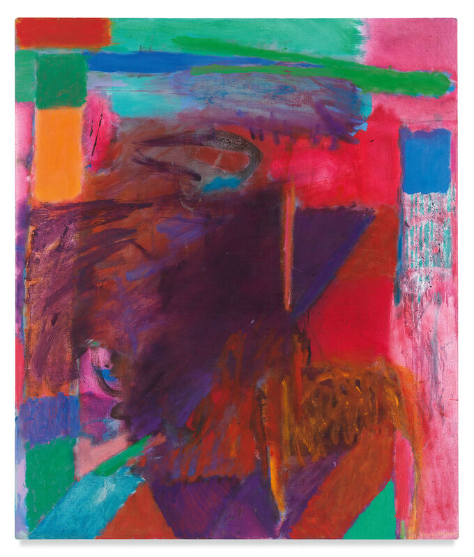 Emily Mason, ‘Pigeon's Blood Rock’, 1983, Painting, Oil on canvas, Miles McEnery Gallery