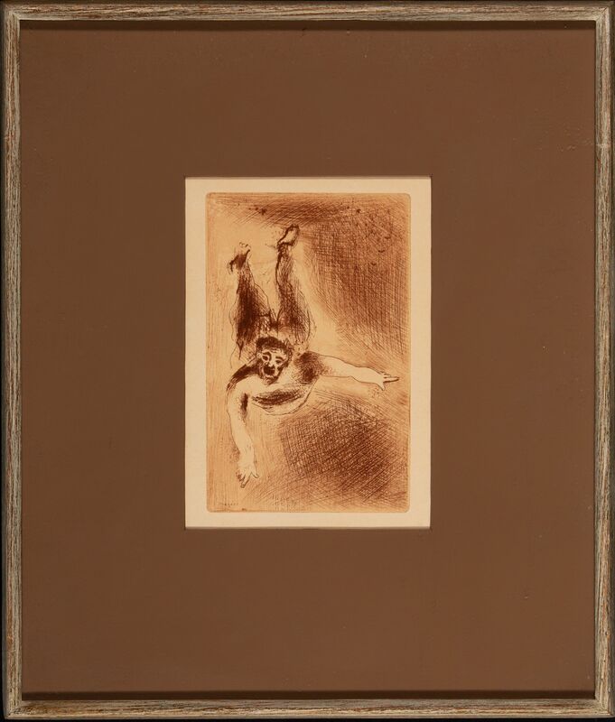 Marc Chagall, ‘La Colère II (Wrath II), from Les Sept péchés capitaux (The Seven Deadly Sins)’, 1926, Print, Etching on wove paper, Heritage Auctions