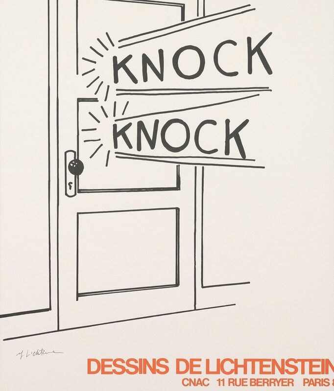 Roy Lichtenstein, ‘Knock Knock’, 1975, Posters, Offset lithograph on fine paper, Caviar20