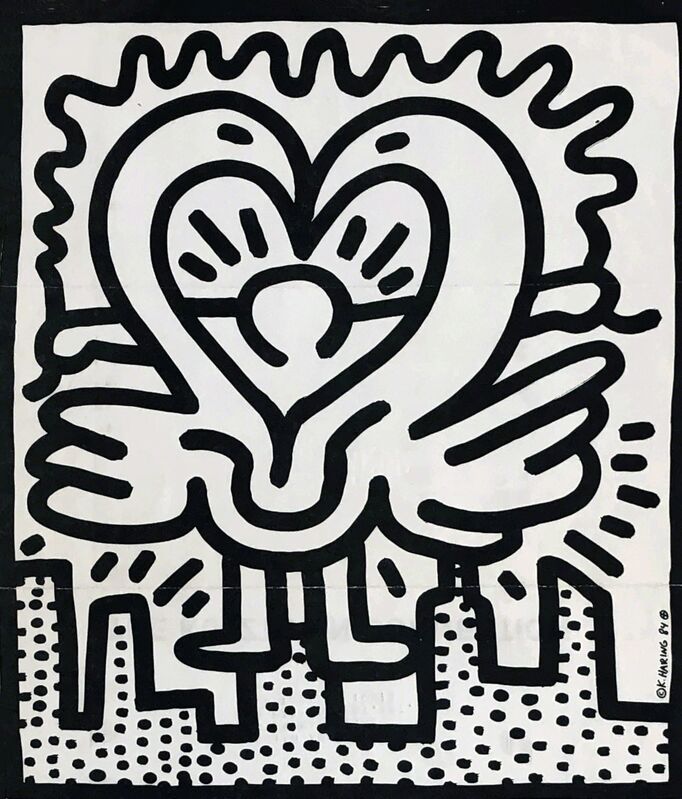 Keith Haring, ‘Keith Haring Kutztown Connection poster 1984’, 1984, Print, Offset printed poster announcement, Lot 180