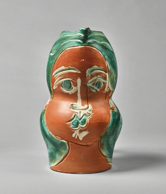 Pablo Picasso, ‘Visage de femme (A.R. 192)’, 1953, Other, Terre de faïence pitcher, painted in colors and partially glazed, Sotheby's