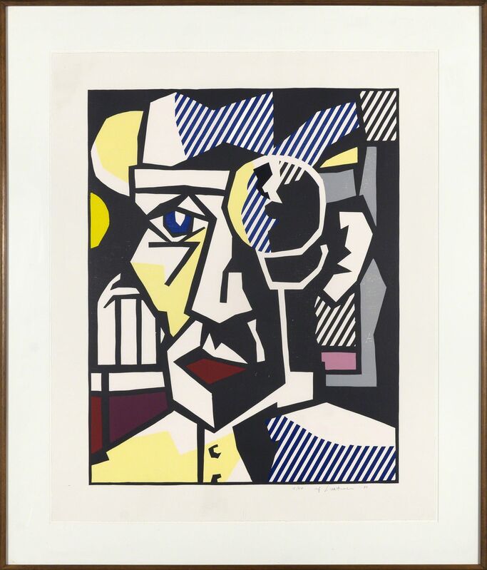 Roy Lichtenstein, ‘Dr. Waldmann (C. 173)’, 1980, Print, Color woodcut and embossing, on Arches Cover paper, Doyle
