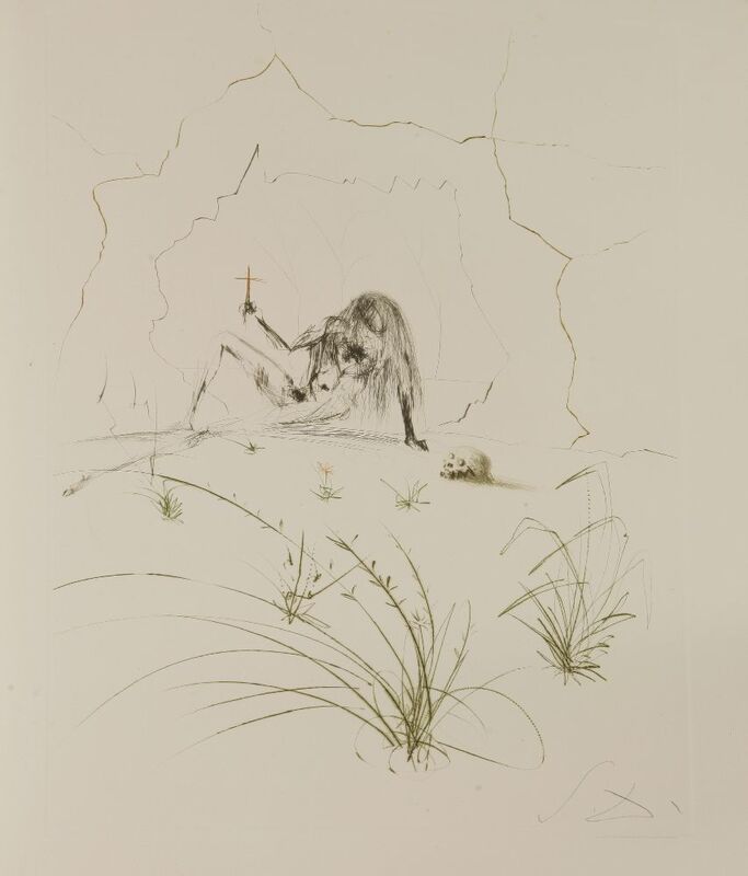 Salvador Dalí, ‘Brother Ogrin, The Hermit’, 1970, Print, Etching printed in colours, Sworders