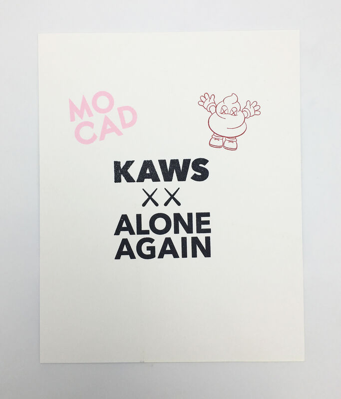 KAWS, ‘Untitled (MOCAD)’, 2019, Print, Screenprint in colors on heavy stock paper, Lougher Contemporary Gallery Auction