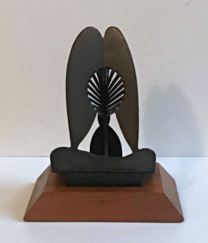 Pablo Picasso, ‘The Lady (maquette)’, 1970, Sculpture, Sculpture replica made of cor-ten steel with wood base, Alpha 137 Gallery Gallery Auction