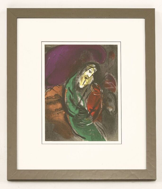Marc Chagall, ‘Rachel Hides Her Fathers Household Gods; Jeremiah’, 1956/1960, Print, Two lithographs printed in colours, Sworders