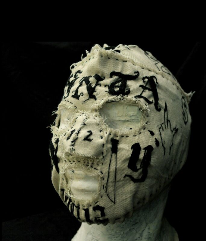 Alejandro Flores, ‘Máscara pinta’, 2013, Sculpture, Embroidered canvas, EspIRA / Adrede