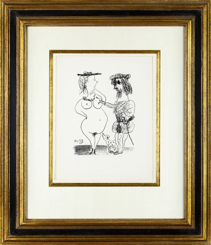 Pablo Picasso, ‘Le seigneur et la dame’, 1972, Print, Lithograph on Arches wove paper, Galerie Michael