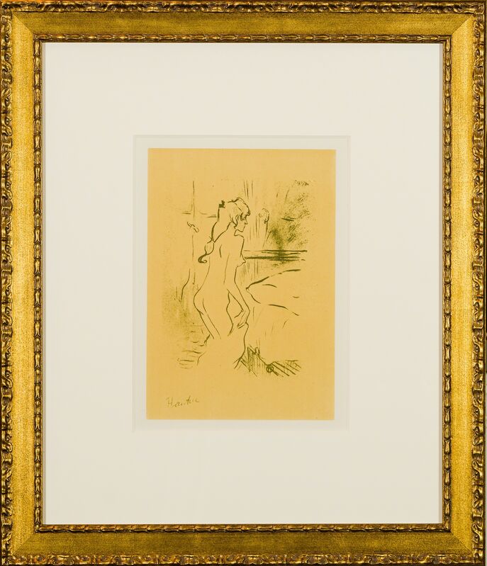 Henri de Toulouse-Lautrec, ‘Etude de Femme’, 1950, Print, Lithograph in yellow, Art Ventures Gallery