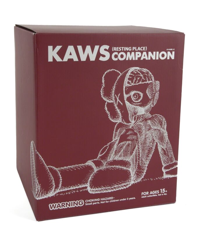 KAWS, ‘Resting Place Companion (Brown)’, 2012, Sculpture, Cast resin sculpture, Julien's Auctions