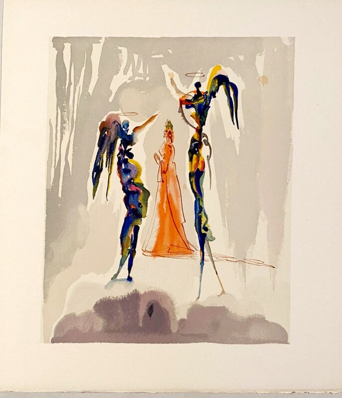 Salvador Dalí, ‘La Divine Comédie - Paradis 27 - Gloria patri’, 1963, Print, Original wood engraving on BFK Rives paper, Samhart Gallery