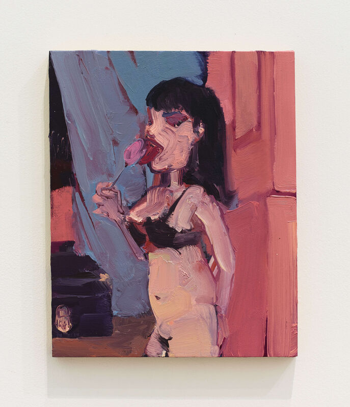 Michael Ajerman, ‘Lolli’, 2015, Painting, Oil on board, Diane Rosenstein