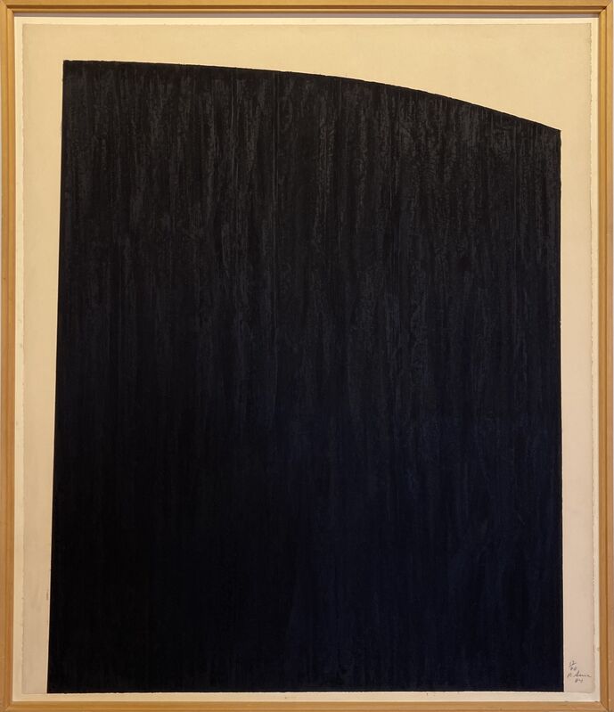 Richard Serra, ‘Patience’, 1985, Drawing, Collage or other Work on Paper, Oil chalk on screen print on Arches Cover Paper, coated, Sebastian Fath Contemporary 