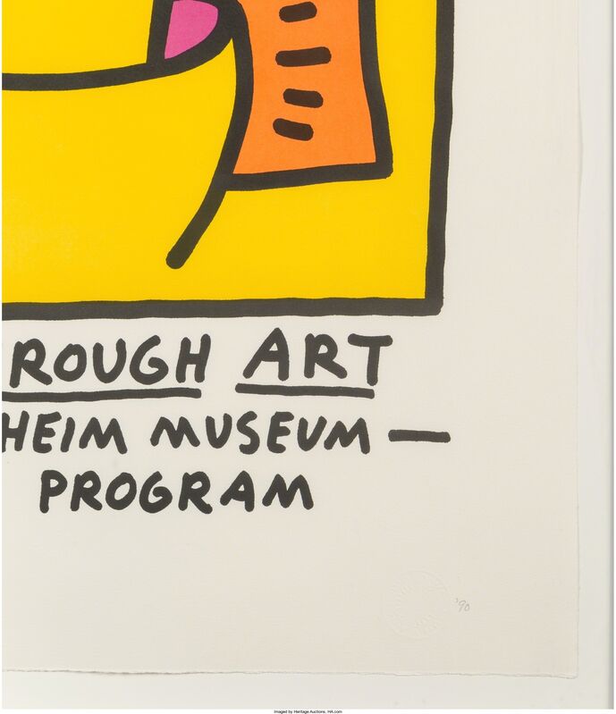 Keith Haring, ‘Learning Through Art, The Guggenheim Museum, Children's Program’, 1990, Print, Lithograph in colors, Heritage Auctions