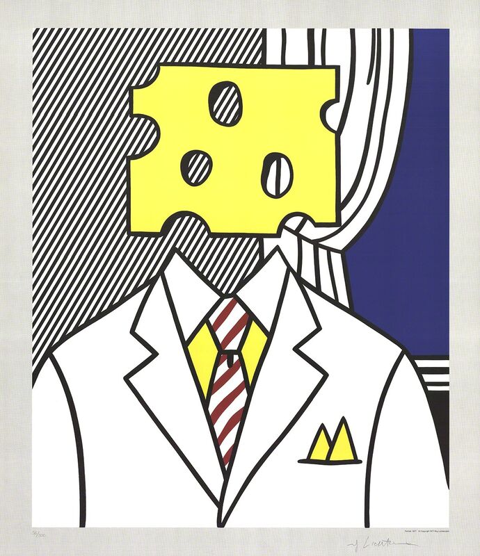 Roy Lichtenstein, ‘Jobs Not Cheese! Moffett for Senator’, 1982, Posters, Offset Lithograph, ArtWise