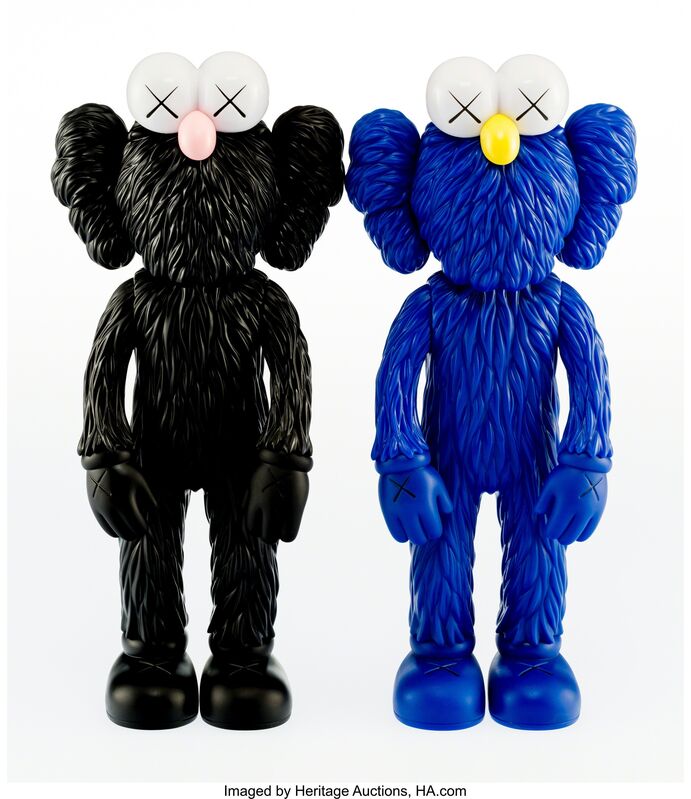 KAWS, ‘BFF (Open Edition) (Black and MoMA)’, 2017, Other, Painted cast vinyl, Heritage Auctions