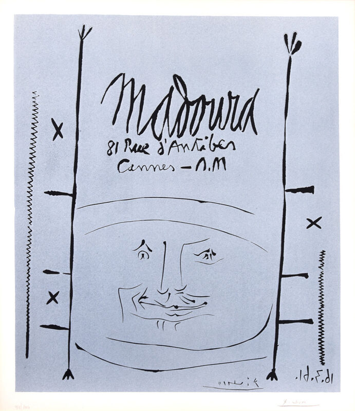 Pablo Picasso, ‘Madoura, 1961’, 1961, Print, Color Linocut with Arches watermark, Masterworks Fine Art