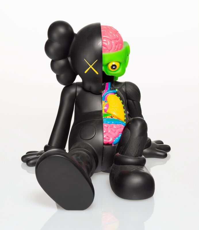 KAWS, ‘Resting Place Companion (Black)’, 2013, Sculpture, Painted cast vinyl, Heritage Auctions