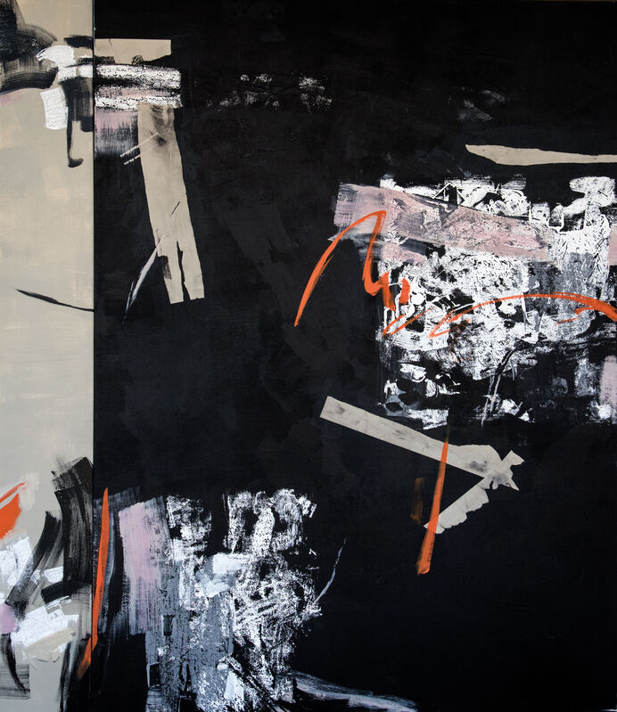 Tay Xacur, ‘Dualidad (diptych)’, 2019, Painting, Mixed-media on canvas, Galería Casa Lamm