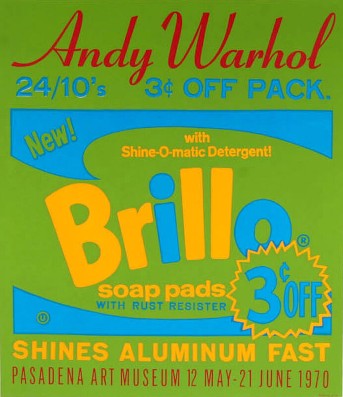 Andy Warhol, ‘Brillo Soap Pads’, 1970, Print, Original screenprint in colors, michael lisi / contemporary art