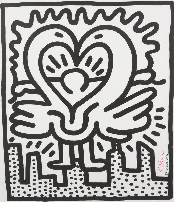 Keith Haring, ‘Kutztown Connection’, 1984, Print, Offset lithograph on paper, Julien's Auctions
