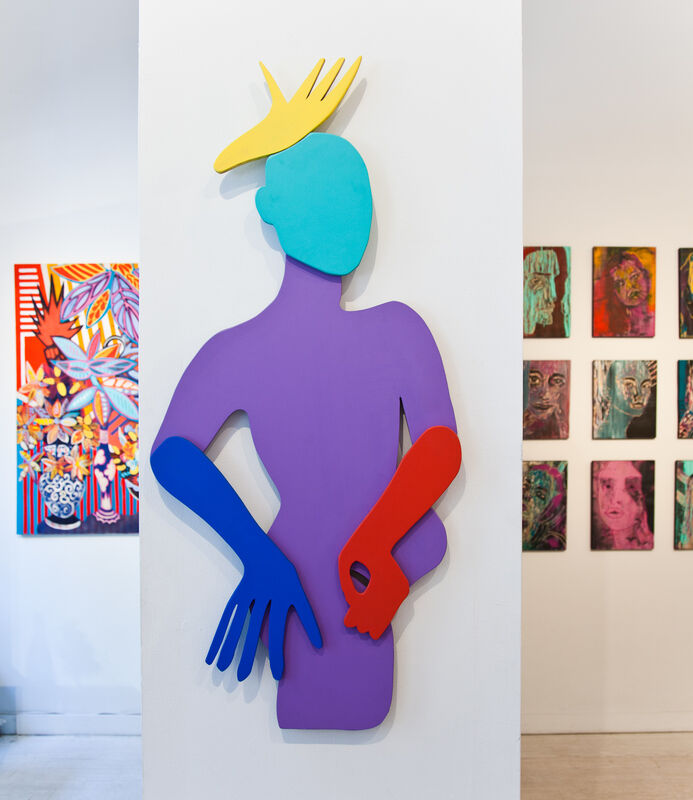 Katya Zvereva, ‘Trick (Wall Sculpture)’, 2019, Sculpture, Painted wood, The Untitled Space