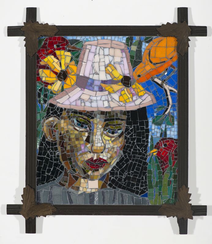 Mary Josephson, ‘A Silent Language’, 2015, Mixed Media, Glass mosaic on wood, framed, Friesen+Lantz Fine Art
