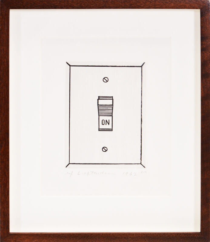 Roy Lichtenstein, ‘On (Switch)’, 1962, Print, Etching, Shapero Modern