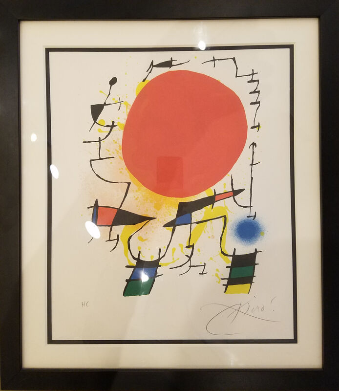 Joan Miró, ‘Red Sun’, 1970-1975, Print, Signed Lithograph, Ethos Contemporary Art