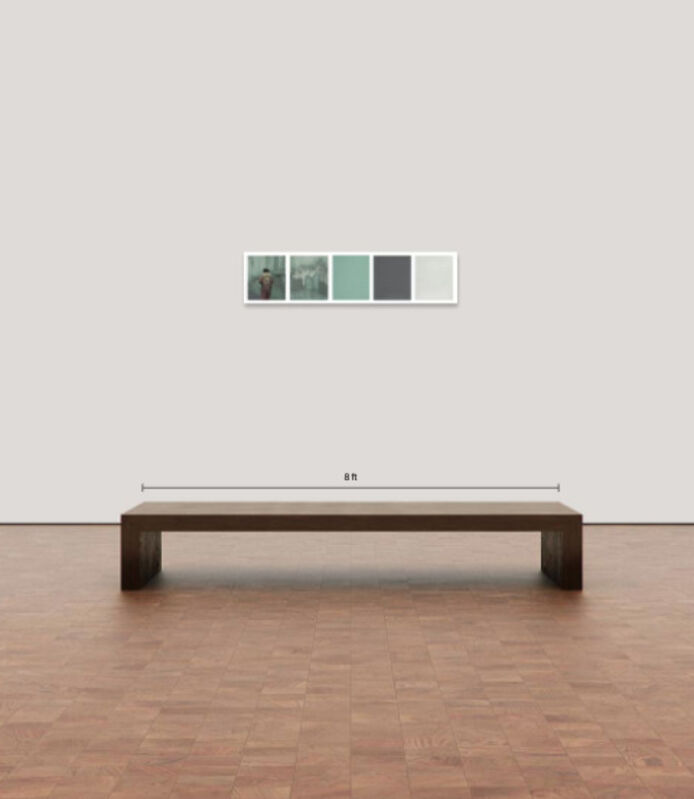 Suekí, ‘“VANISHING AWAY ”’, 2021, Mixed Media, Acrylics and collage of photography on wood, ELA - ESPAÇO LUANDA ARTE