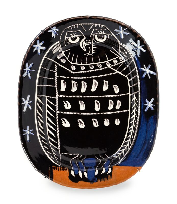 Pablo Picasso, ‘Hibou brillant’, 1955, Design/Decorative Art, Glazed ceramic, Hindman