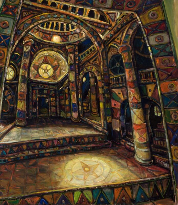 Chuck Connelly, ‘Cathedral’, 2007, Painting, Oil on canvas, Doyle