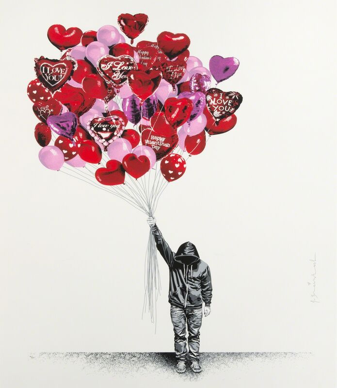 Mr. Brainwash, ‘Love Is In The Air’, 2015, Print, Screenprint on paper, Julien's Auctions
