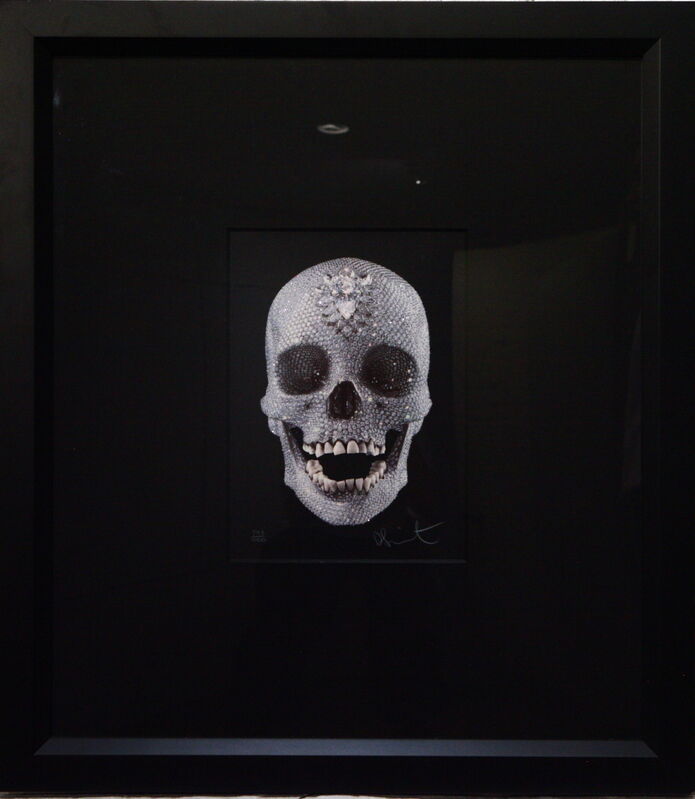 Damien Hirst, ‘Diamond Skull ’, 2009, Print, Screenprint with diamond dust on paper, Soli Corbelle Art
