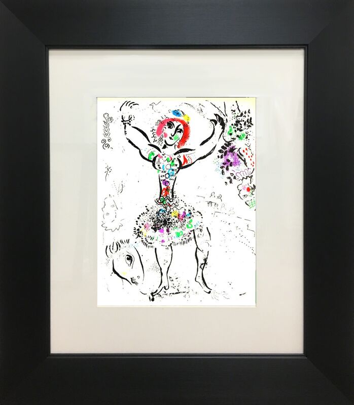 Marc Chagall, ‘Woman Juggler ’, 1960, Reproduction, Original color lithograph on wove paper, Baterbys