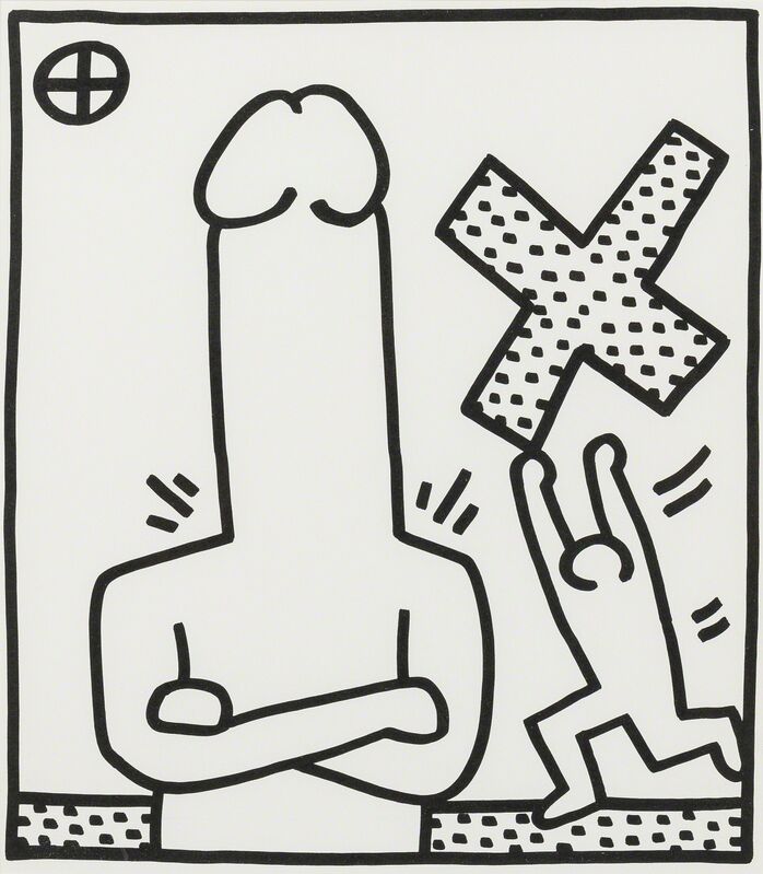 Keith Haring, ‘Untitled’, 1983, Print, Offset lithograph, Forum Auctions