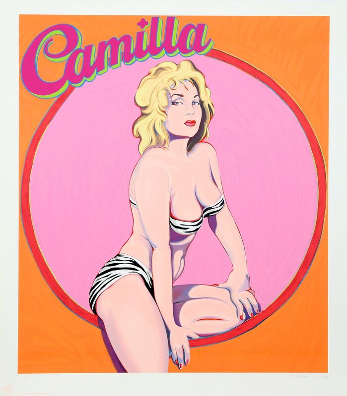 Mel Ramos, ‘Camilla’, 1989, Print, Serigraph, RoGallery