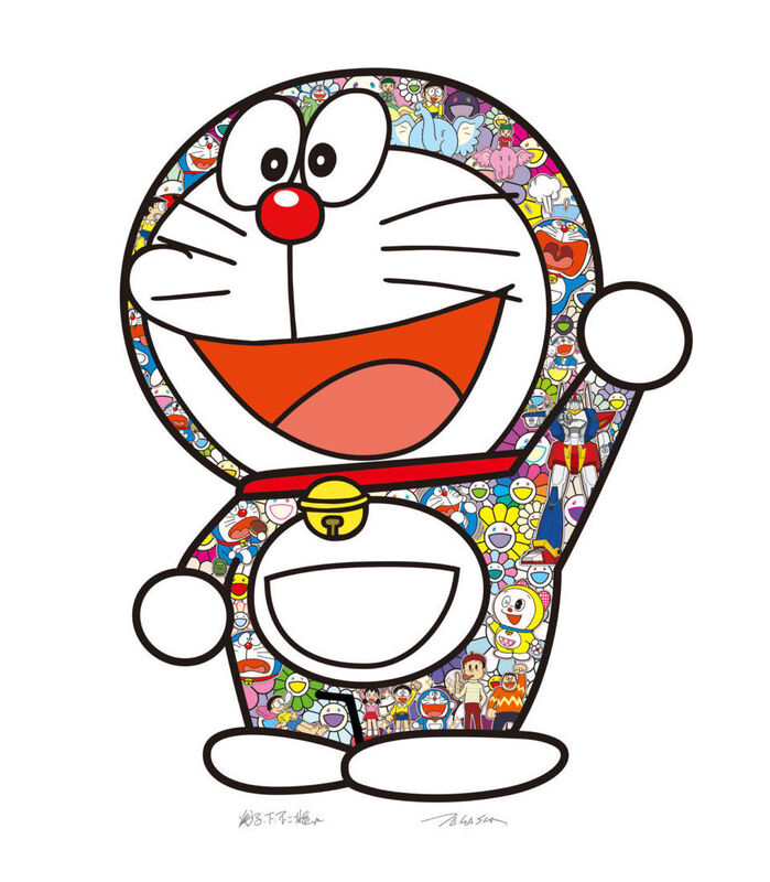 Takashi Murakami, ‘Doraemon: Hip Hip Hurrah !’, 2020, Print, Silkscreen, Vogtle Contemporary 