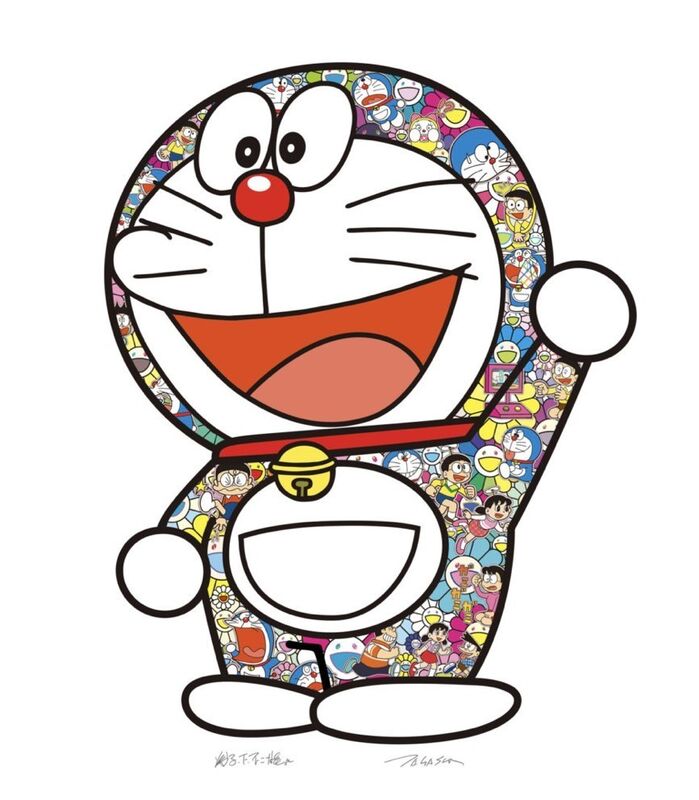 Takashi Murakami, ‘Doraemon: Here We Go!’, 2020, Print, Silkscreen, Vogtle Contemporary 