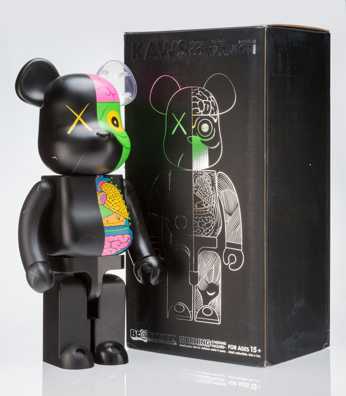KAWS, ‘Dissected Companion 1000% (Black)’, 2010, Other, Painted cast viyl, Heritage Auctions