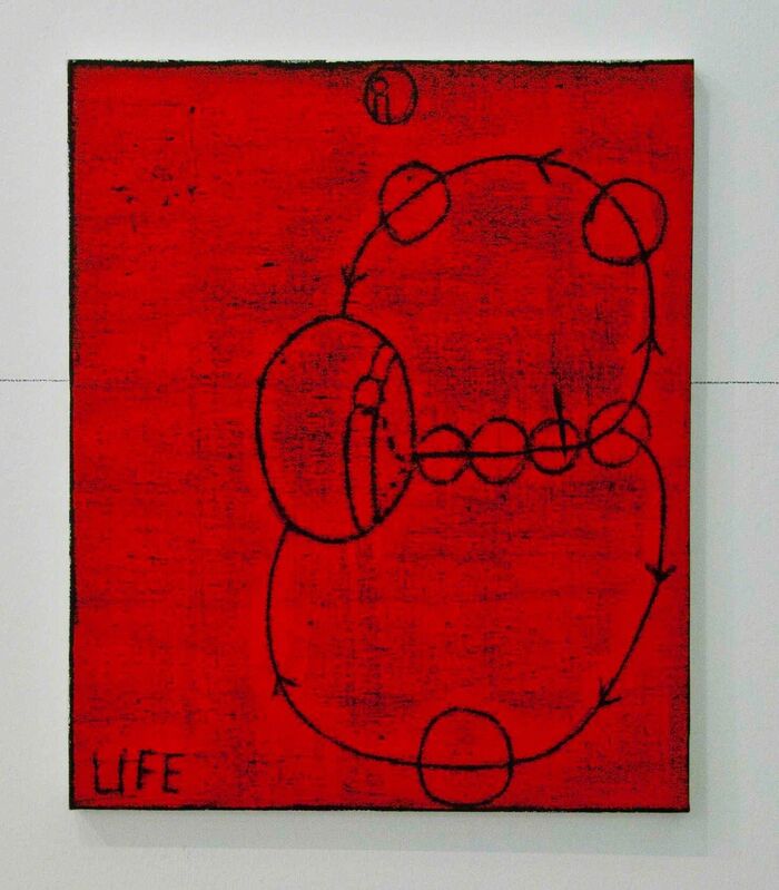 Matt Mullican, ‘Notating the cosmology’, 2012, Painting, Oil pastel and guache sobre tela, Cristina Guerra Contemporary Art