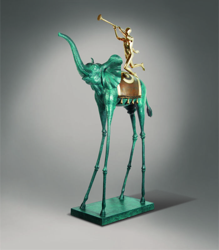 Salvador Dalí, ‘Triumphant Elephant’, 1975, Sculpture, Bronze – Lost Wax Process, Hazelton Fine Art Galleries