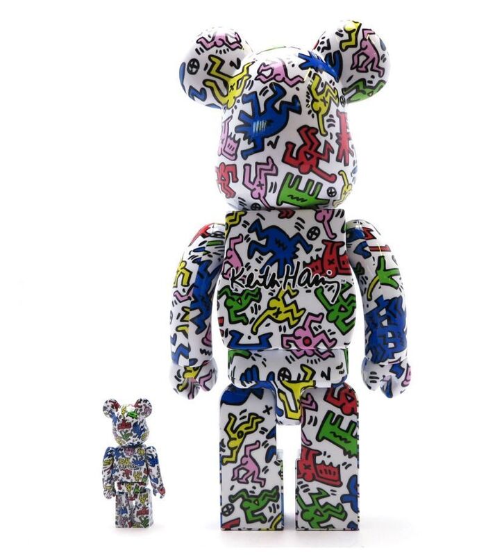 Keith Haring, ‘Version #1 Medicom 400% & 100% Be@rbrick Set’, 2017, Ephemera or Merchandise, Plastic and Paint, artempus