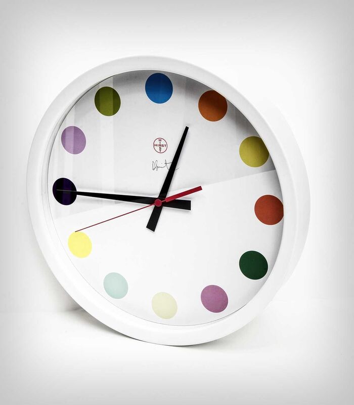 Damien Hirst, ‘Spot Clock Large’, 2009, Ephemera or Merchandise, White powdered metal quartz wall clock, Tate Ward Auctions