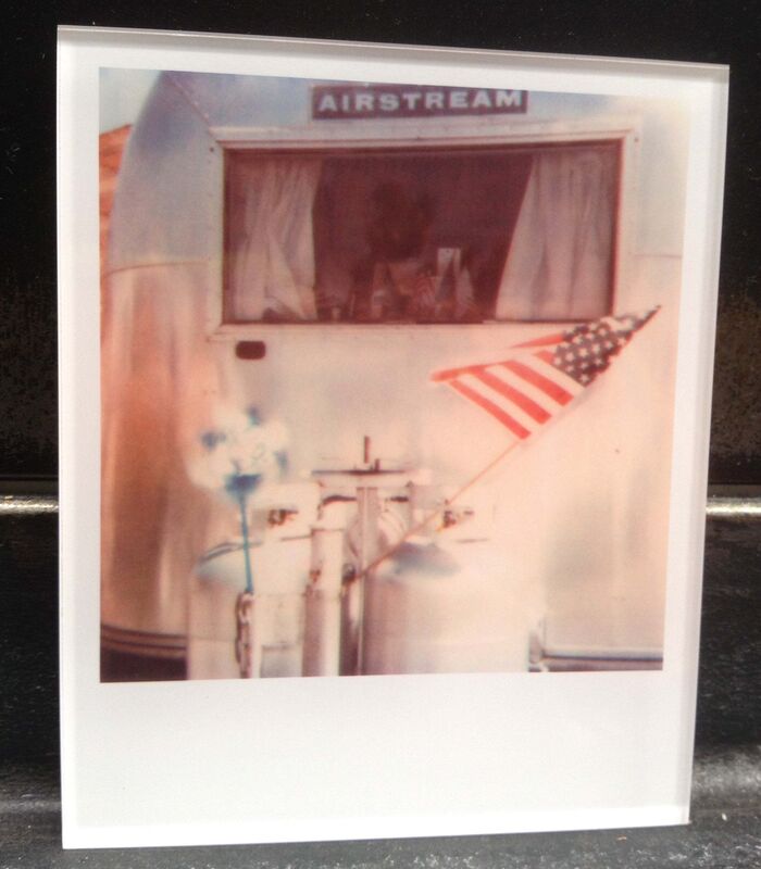 Stefanie Schneider, ‘Stefanie Schneider's Minis 'Airstream' (29 Palms, CA)’, 1999, Photography, Lambda digital Color Photographs based on a Polaroid. Sandwiched in between Plexiglass (thickness 0.7cm), Instantdreams