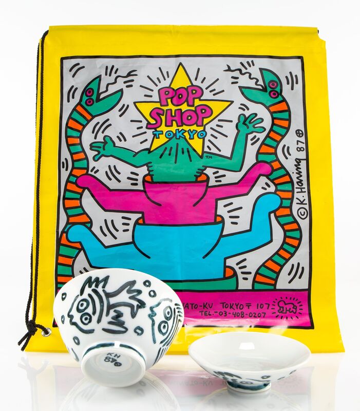 Keith Haring, ‘Untitled (Pop Shop Tokyo, Rice Bowl)’, 1987, Design/Decorative Art, Glazed ceramic, Heritage Auctions